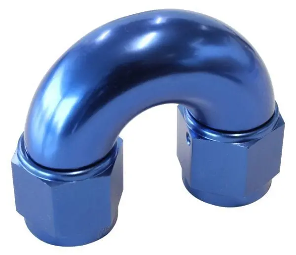 180-Degree Full-Flow Female An Coupler – 12An Size For Fluid Transfer 1