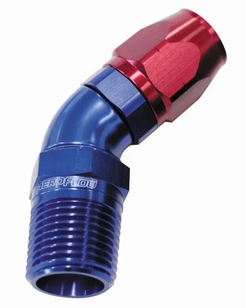 Af528-06-04 45° Male Npt To -6An Full-Flow Swivel Hose End 1