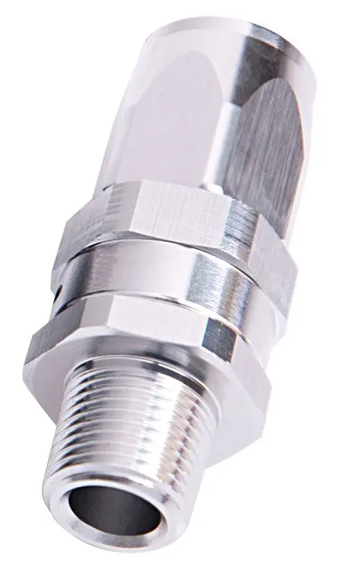 Male Npt To -16An Swivel Straight Hose Fitting – 3/4" Npt Thread 1