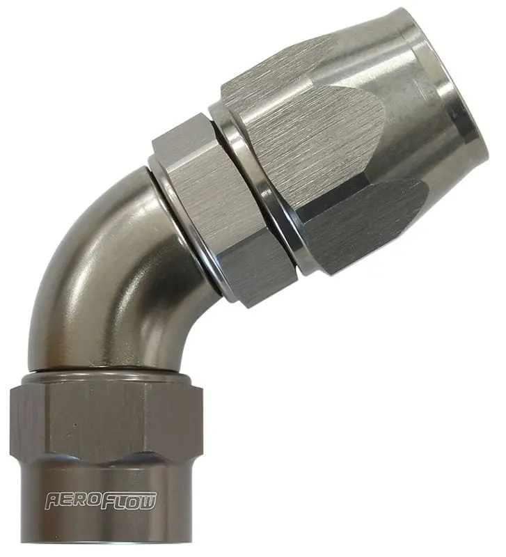 Kryptalon® Heavy-Duty One-Piece 60° Swivel Hose End, -8An Fitting (Model Af7858-08) 1