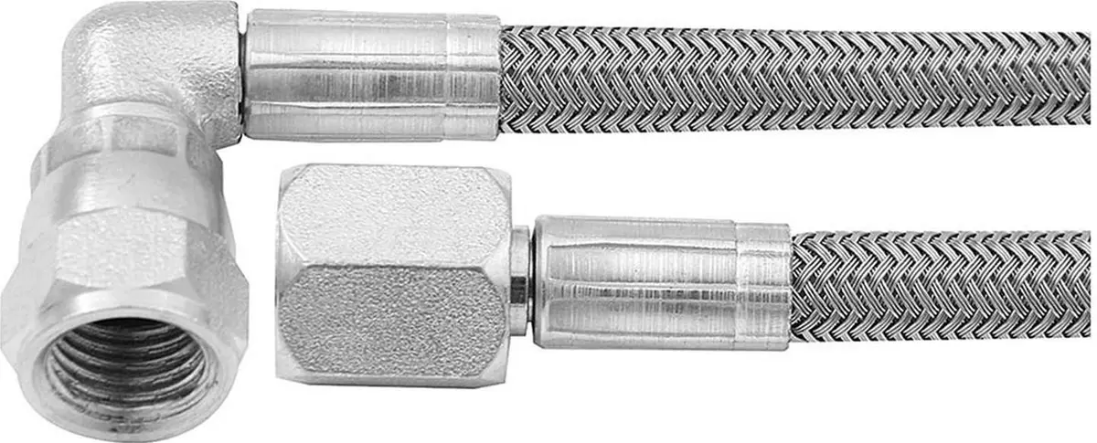 Allstar Performance All46402-6 Braided Steel Brake Line Kit 1