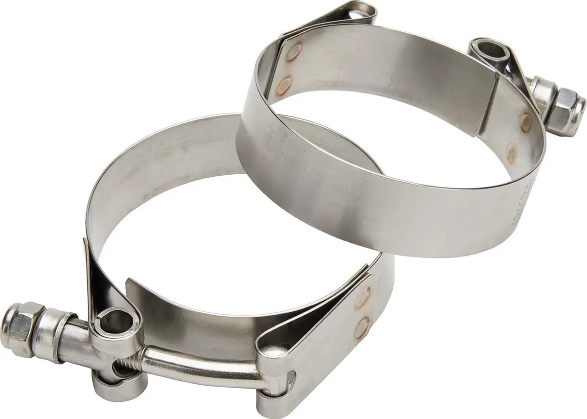 Allstar T-Bolt Hose Clamps With Reinforced Band For High-Pressure Applications 1