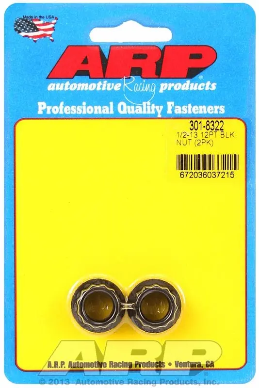 12-Point Chrome Moly Nut – Black Oxide Coated For High-Torque Applications 1