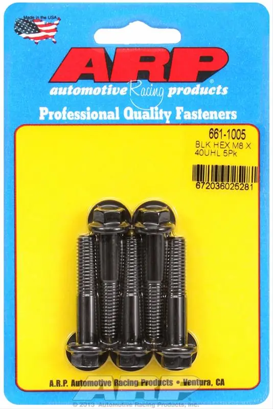 Arp 661-1005 Chromoly Socket Head Cap Screws – 1/2"-20 X 1", Grade 8740 Steel 1