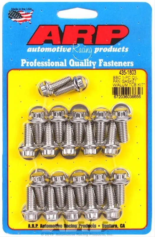Arp 435-1803 Oil Pan Bolt Kit – High-Strength Steel Fasteners 1