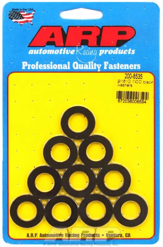 Arp Specialty Washers – Hardened Steel, 3/8" Id X 5/8" Od (200-8535) 1