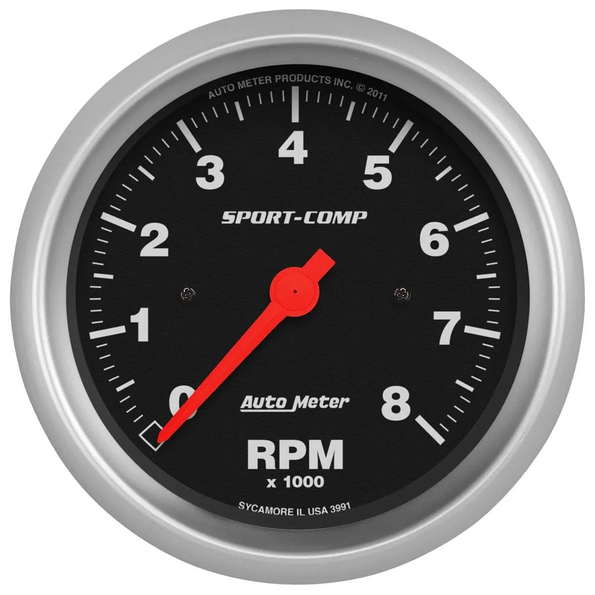 Autometer Au3991 Sport-Comp Series Tachometer With Led Shift Light 1