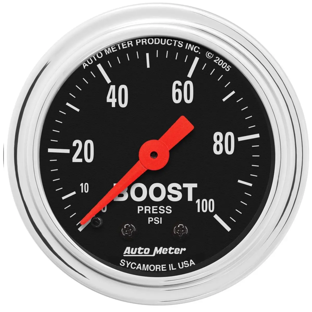 Autometer 2406 Mechanical Oil Pressure Gauge – 2-1/16" Dial 1