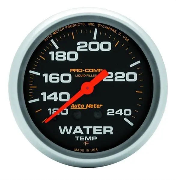 Autometer Pro-Comp 5433 Analog Performance Gauge Set 1
