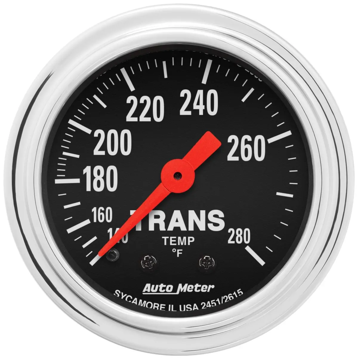 Autometer 2451 Traditional Chrome Analog Gauge Set 1