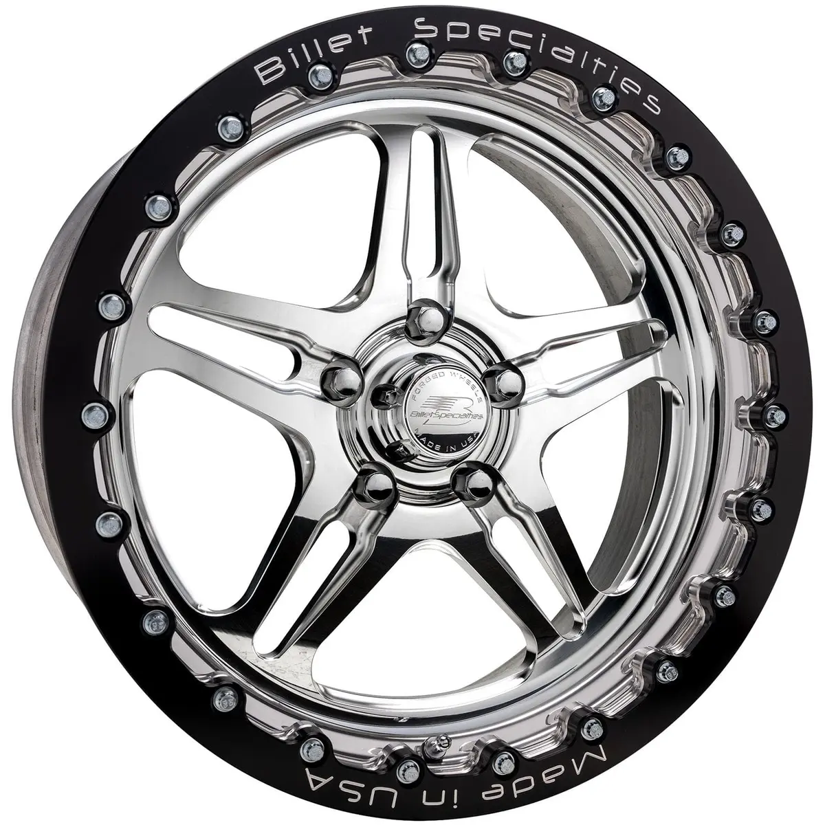 Billet Specialties Amc45 Lonestar Double Beadlock Wheel – Polished Finish, Custom Build (Amc45Db514) 1