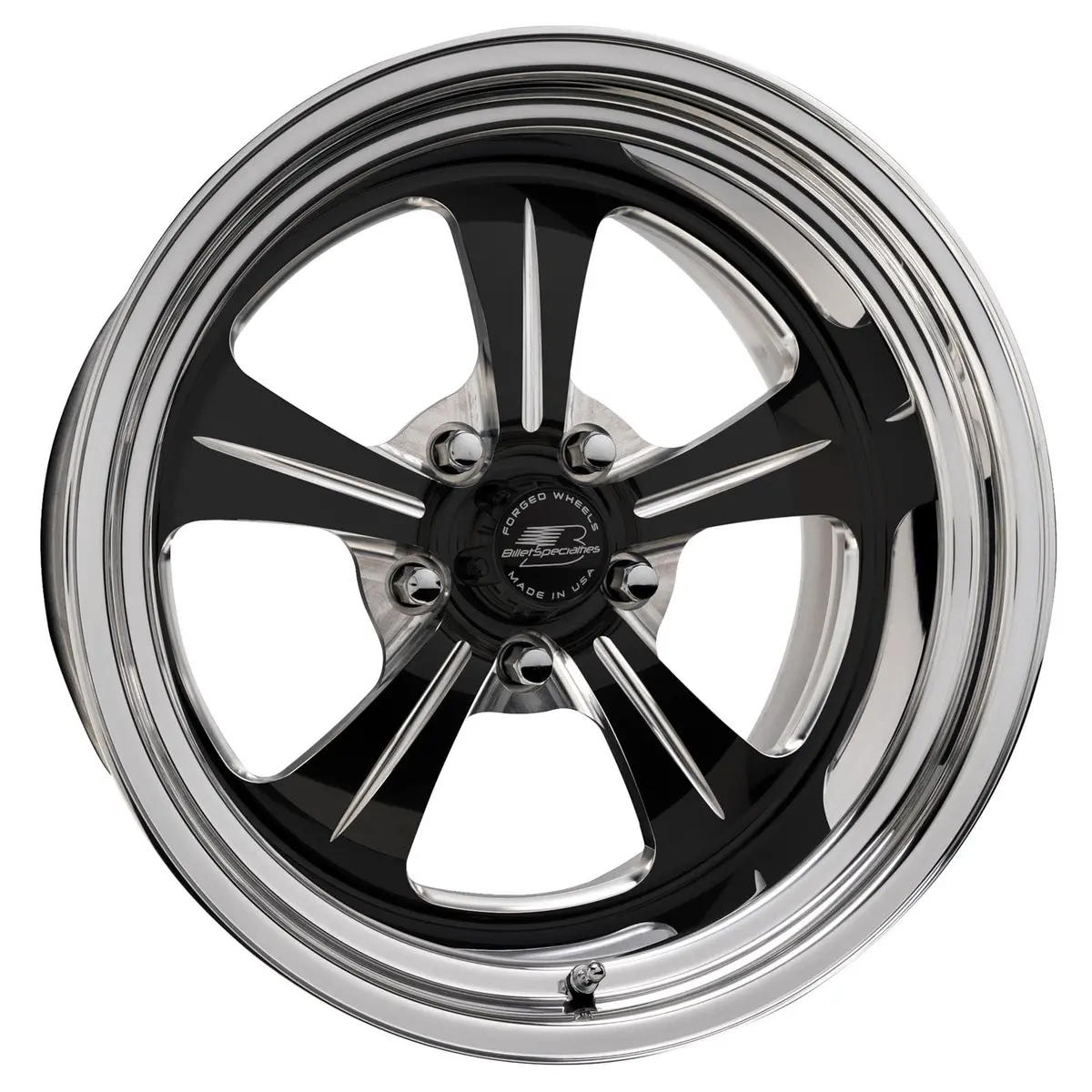 Billet Specialties Amc70 Fineline Wheels – Custom Black Satin Finish, Cnc-Machined 1