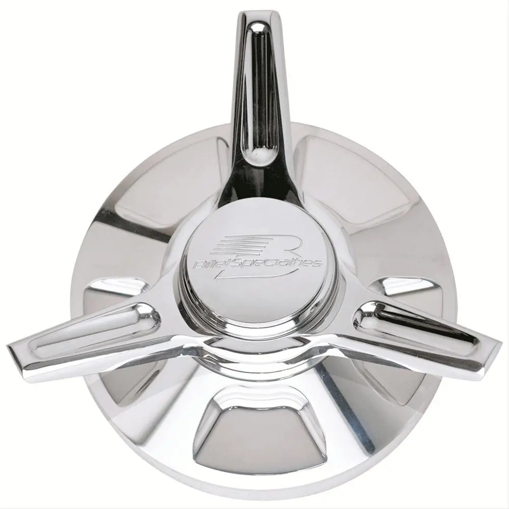 Billet Specialties 52425 Cnc-Machined Center Caps – Chrome Finish 1