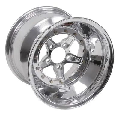Billet Specialties Comp 5 Series Polished Alloy Wheels – 15X6.5", 5X4.5" Bolt Pattern (Csb035156540) 1