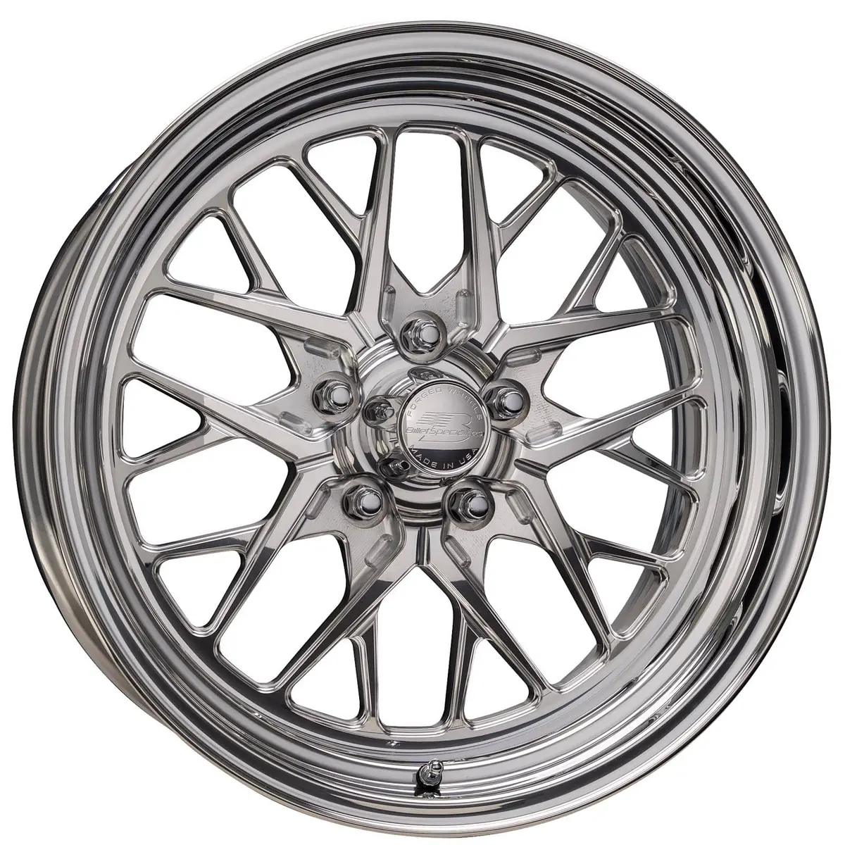 Billet Specialties Rs07211 Forged Aluminum Wheel – 17" X 8" With Gloss Black Finish 1