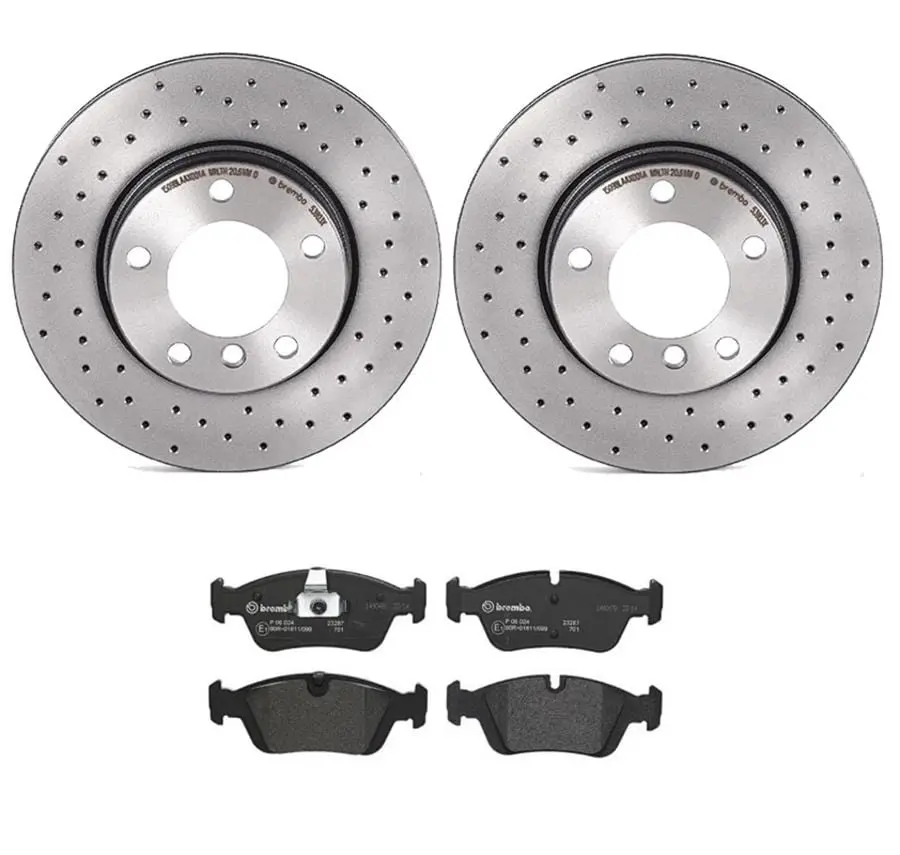 Brembo Ktx4000 Premium Brake Pad And Rotor Kit For Track & Street Use 1