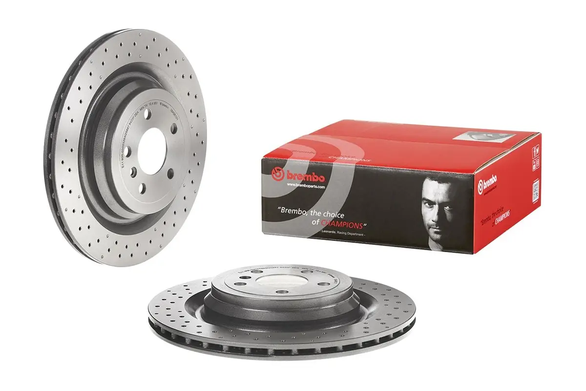 Brembo Uv-Coated Performance Brake Rotors – Corrosion-Resistant & Track-Ready 1