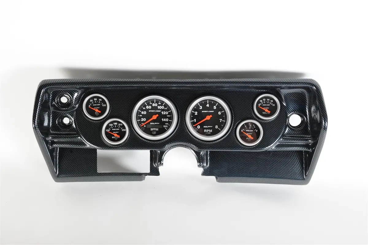 Classic Thunder Road 102681013 Instrument Panel With Autometer Gauges 1