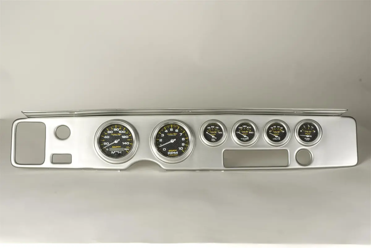 Classic Thunder Road 410700512 Custom Instrument Panel W/ Autometer Gauges 1