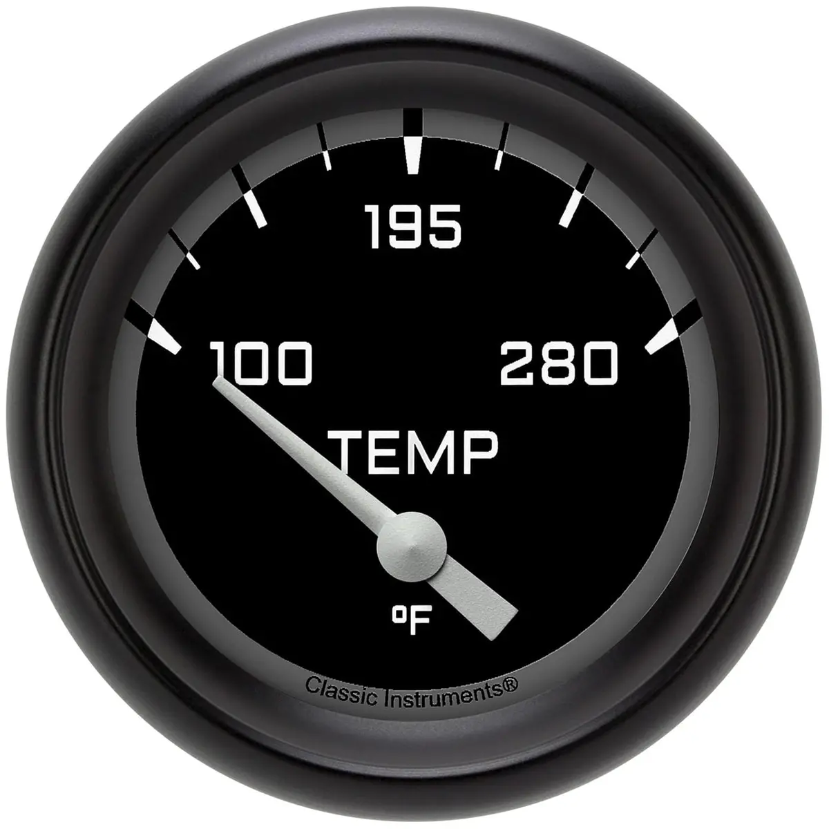 Classic Instruments Auto Cross Gray Series Gauges – 2-1/16" Metric Speedometer & Tach Combo 1