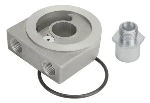 Derale Dp25771 Low-Profile Sandwich Adapter Kit – Oil Cooler Mount With Pressure Relief 1