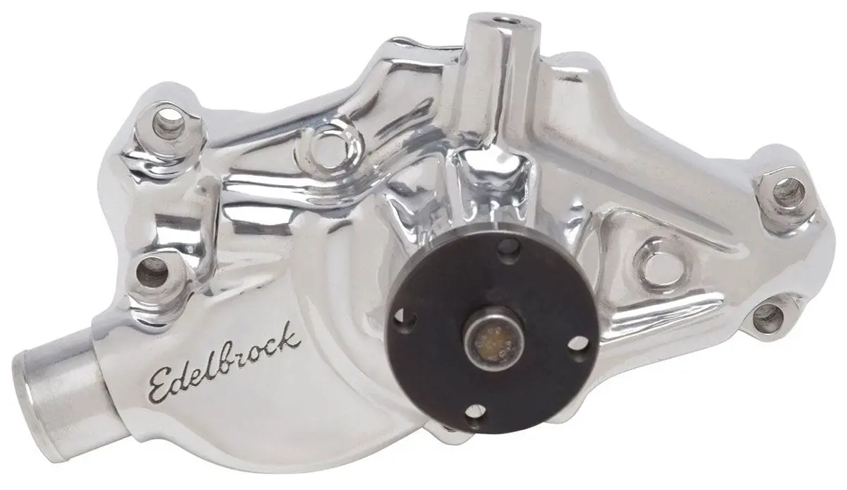 Victor Series Ed8825 Polished Aluminum Reverse-Rotation Water Pump 1