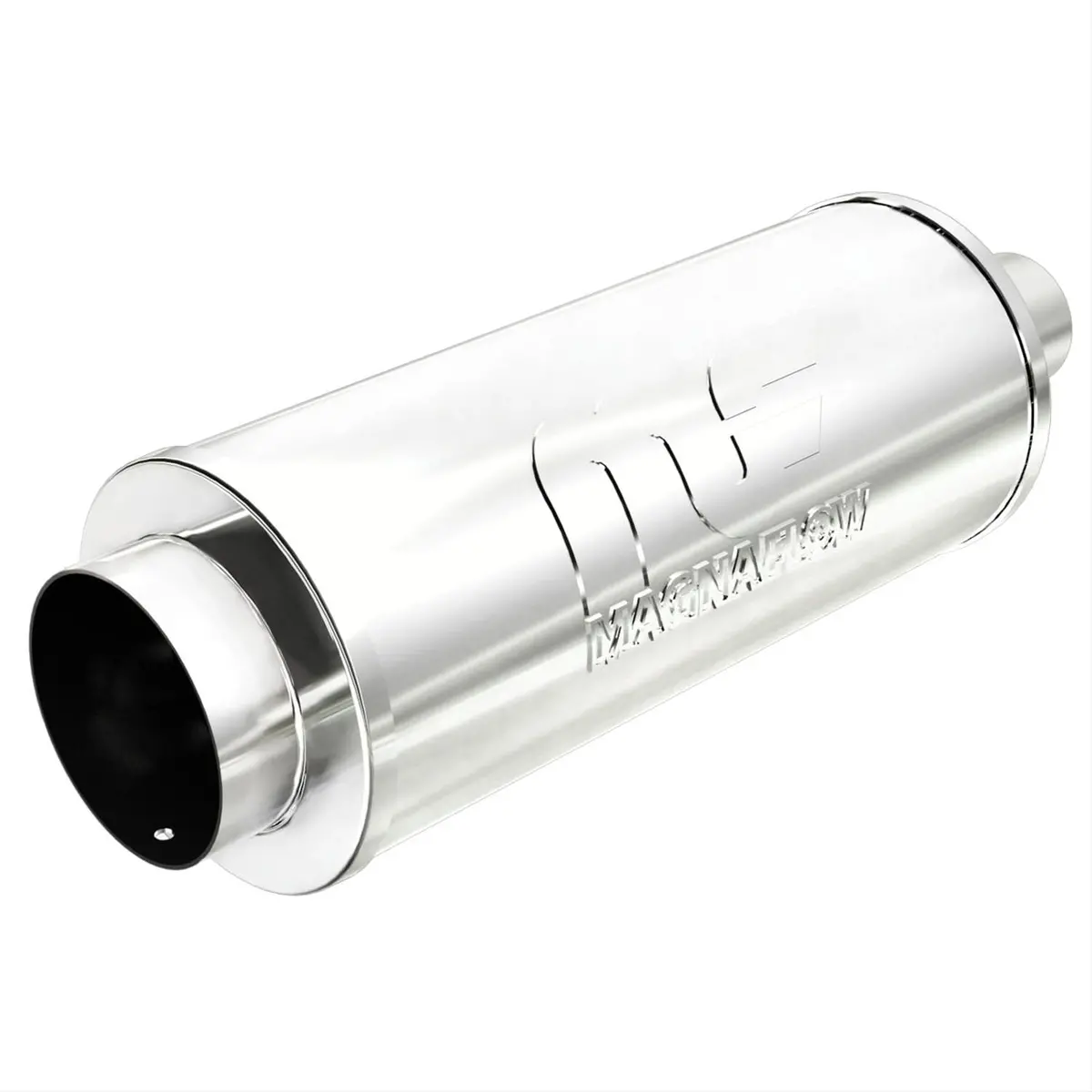 Magnaflow Mirror-Finish Stainless Steel Street Series Muffler & Tip Combo – Part #14846 1