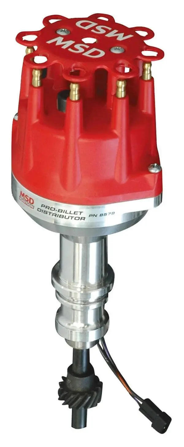 Msd 8579 Pro-Billet Distributor With Vacuum Advance 1