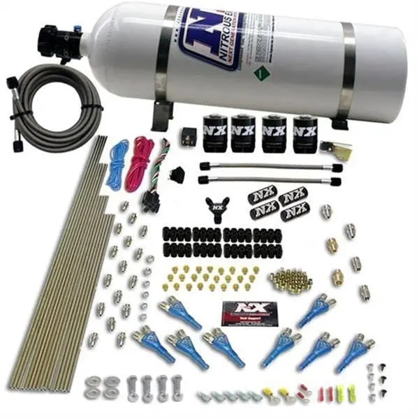 Nitrous Express 90006-15 Shark Nozzle Wet Nitrous System Kit 1