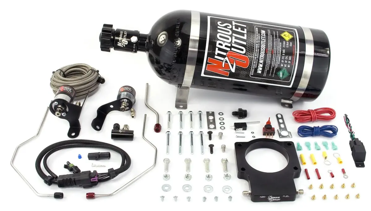 Nitrous Outlet 00-10119-90-15 Hardline Nitrous Plate System – 90° Fitting 1