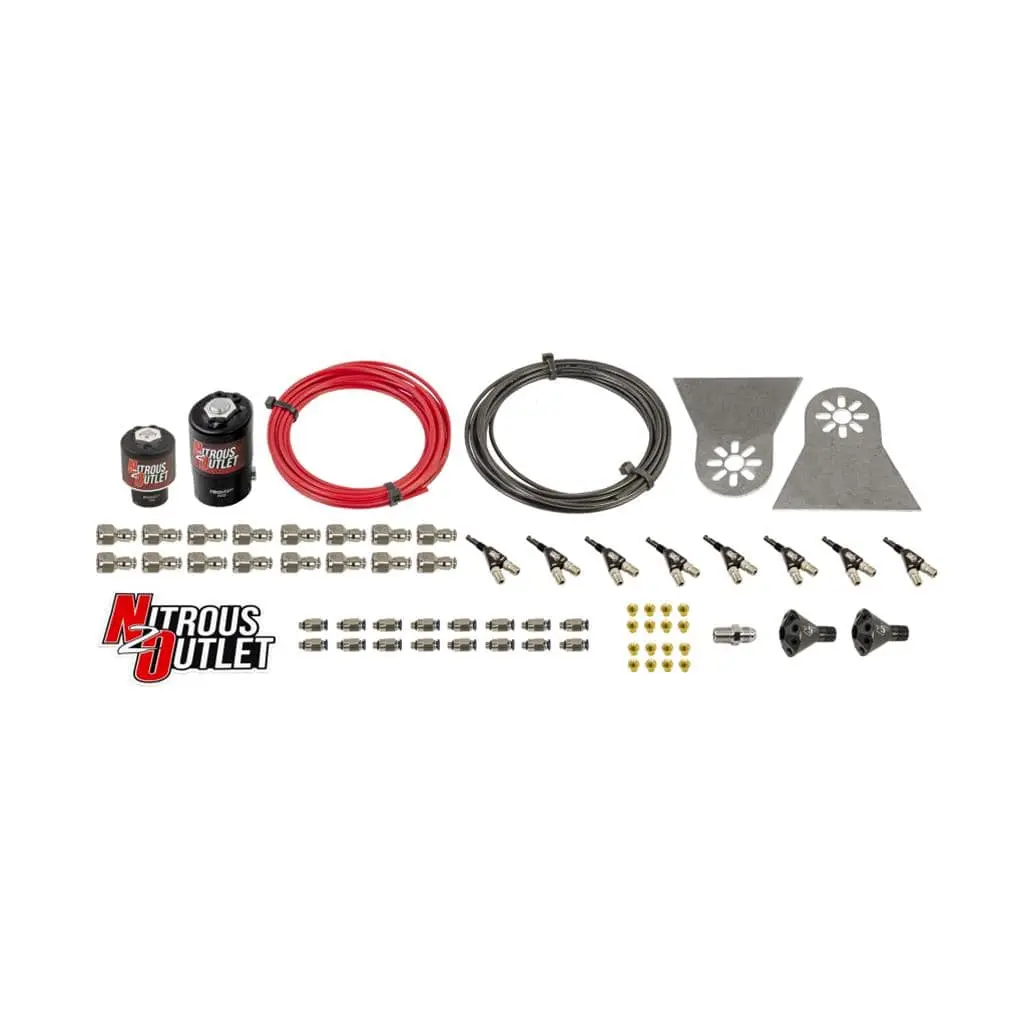Nitrous Outlet 00-10480-L Nitrous Oxide System – Entry-Level Plate-Based Kit 1