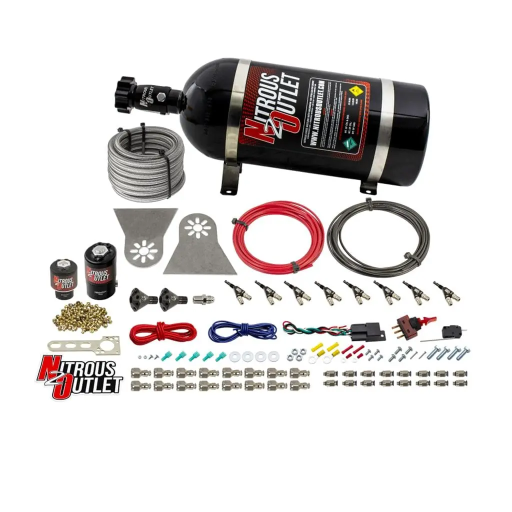 Nitrous Outlet Plate-Style Nitrous System – 100–482 Hp Kit, Part #00-10482-H-00 1