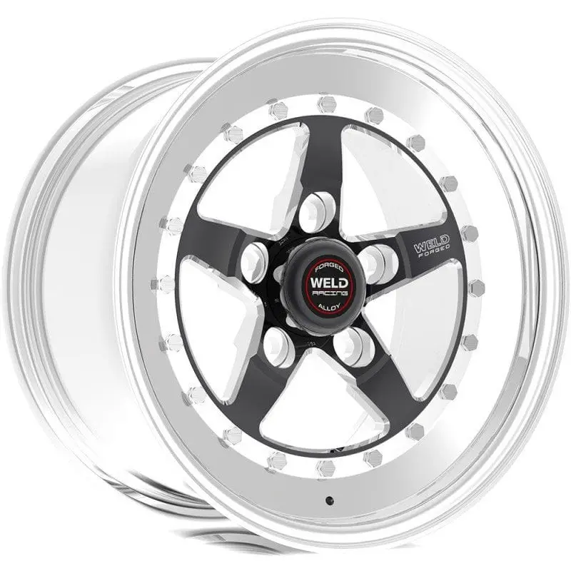 Weld Star We791B-57208 Rt Black Center Racing Wheel – 17X9" 1