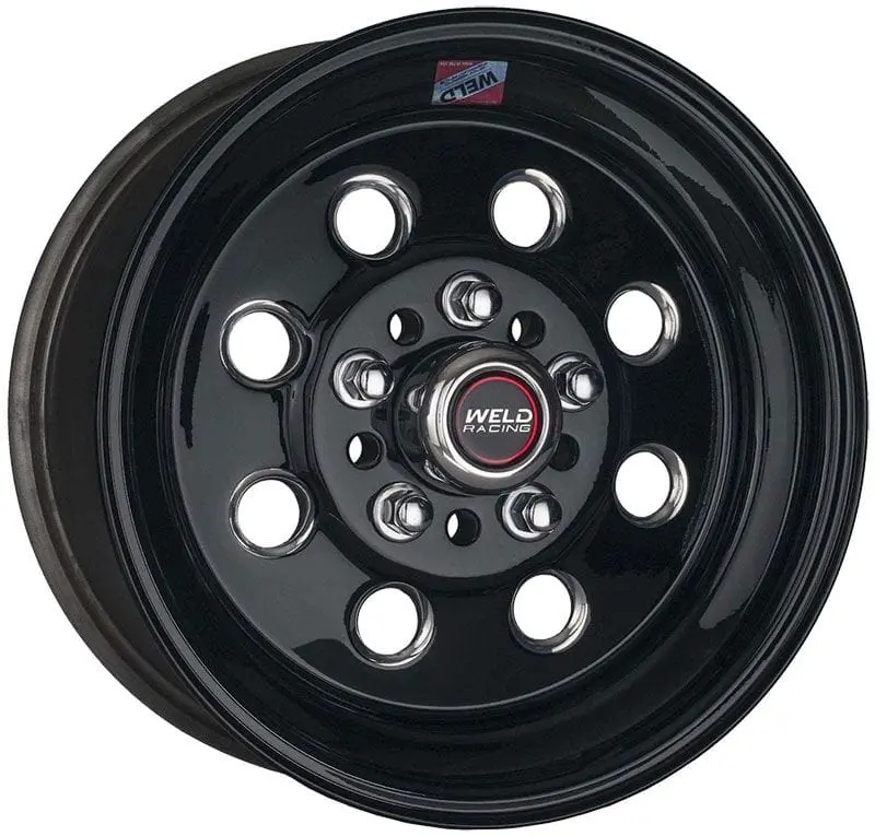 Draglite 15X7-Inch Black Anodized Drag Racing Wheel 1