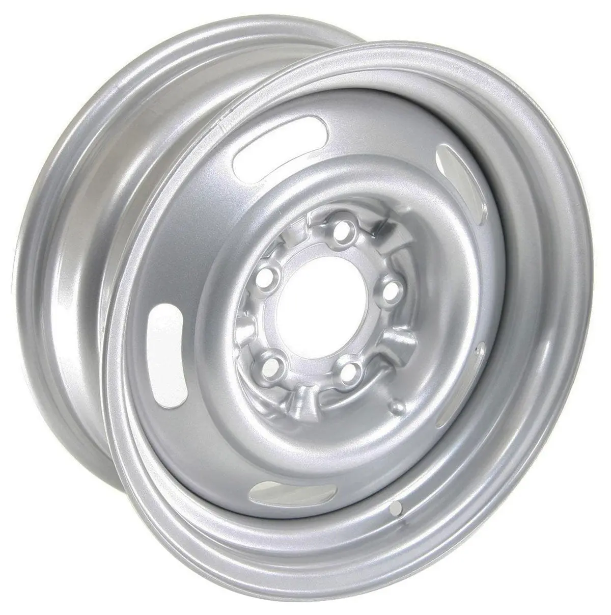 Wv30-563404 Silver Corvette-Style 15X6" Rallye Rim 1