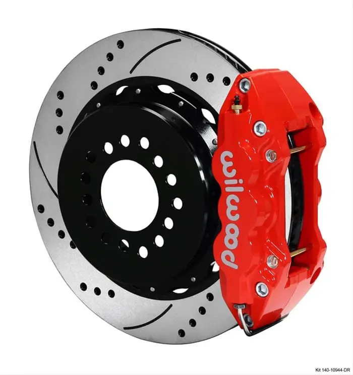 Wilwood Aero4 Rear Big Brake Kit – 140-10944-Dr Caliper & Rotor Assembly 1