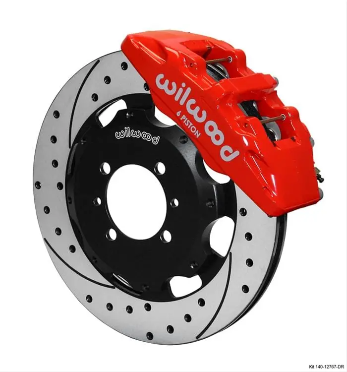 Wilwood 140-12767-Dr Forged Dynapro 6-Piston Front Big Brake Kit 1