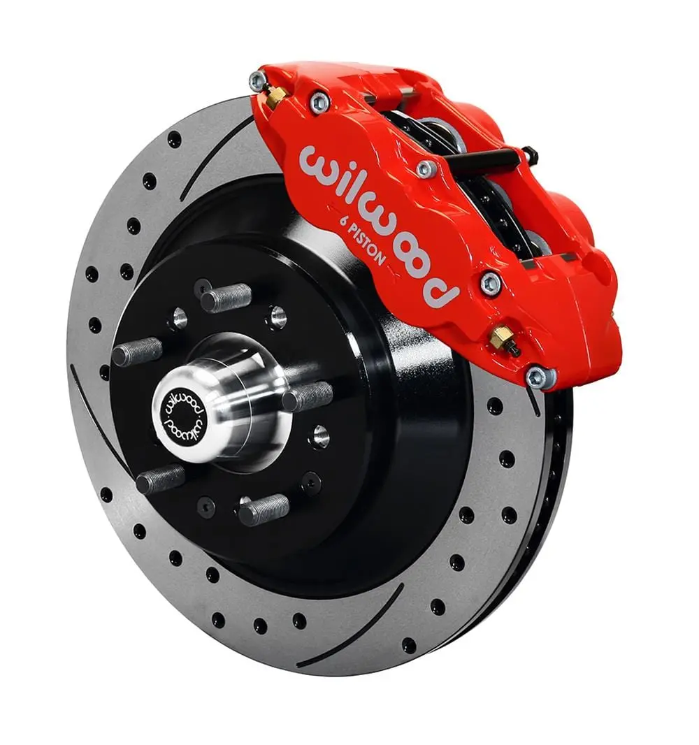 Wilwood 140-12280-Dr Forged Superlite 6R Front Brake Kit – Big Caliper System 1