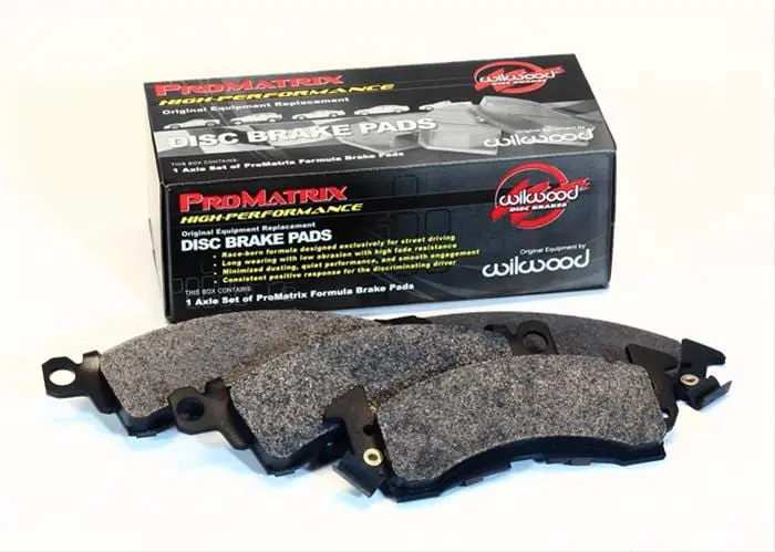 Wilwood Promatrix Ceramic Brake Pads – Low-Dust, High-Friction Performance 1